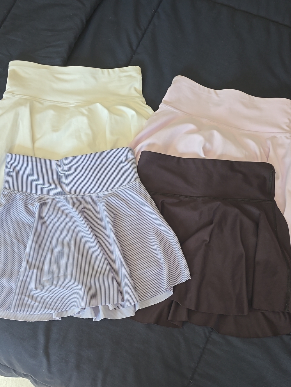 Old Navy Girls Skort Set - Yellow, Light Pink, Navy Stripe, Brown